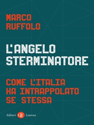 cover image of L'angelo sterminatore